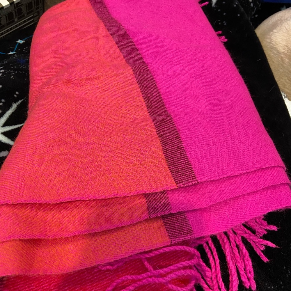Beautiful pink and red scarf